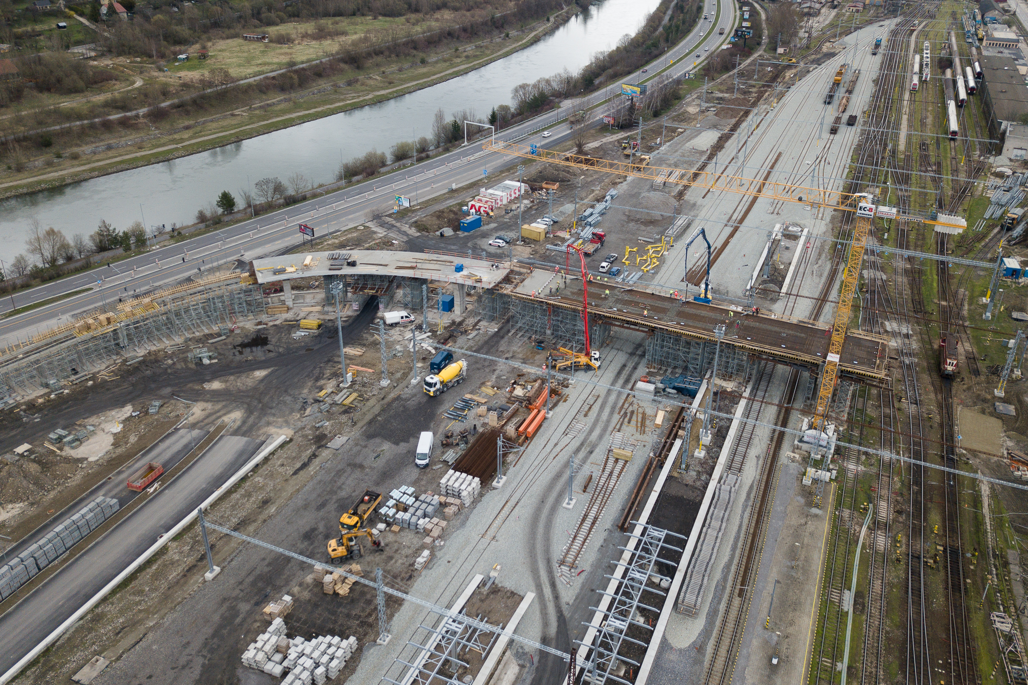 ŽSR - dostavba zriadovacej stanice